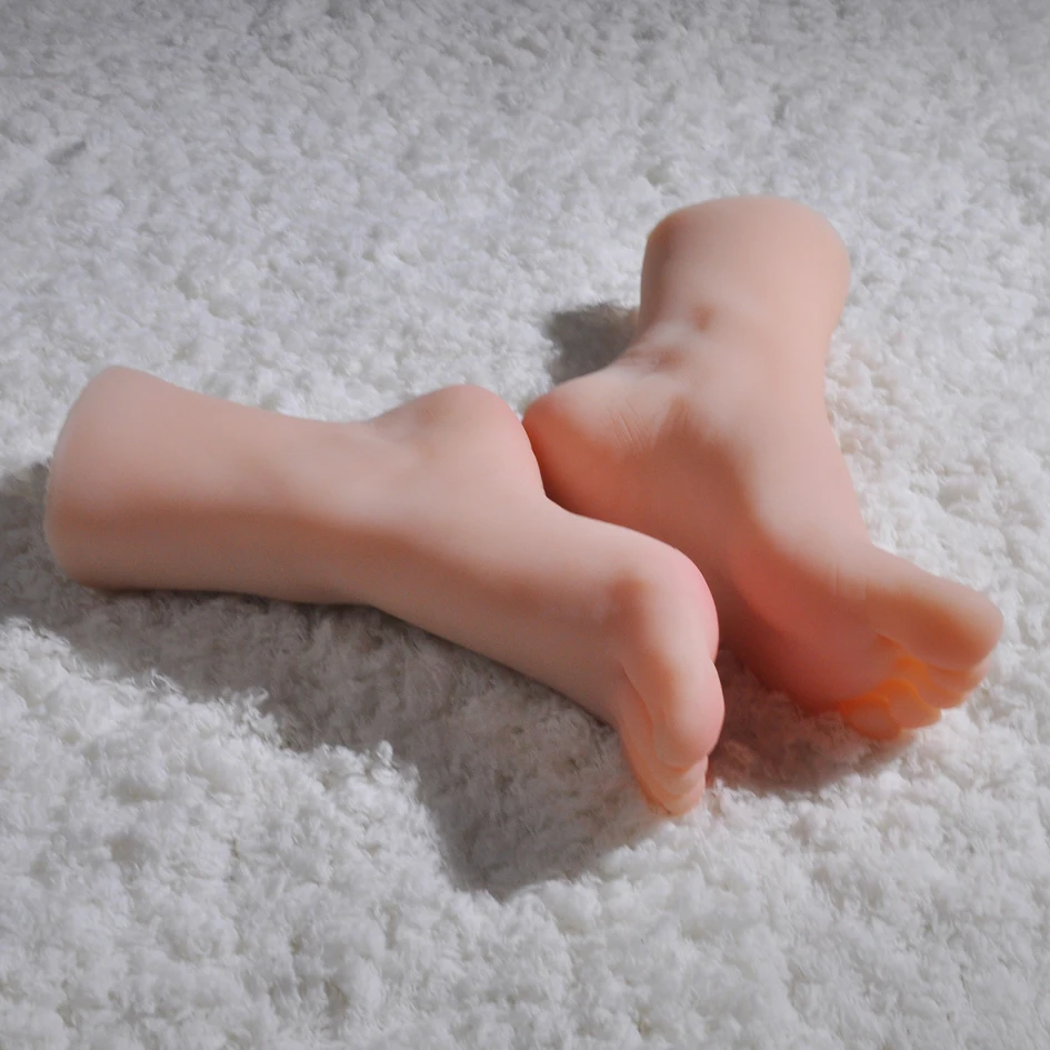 

Fashion Style Silicone Realistic Lifelike Foot Mannequin Foot Model Factory Direct Sell