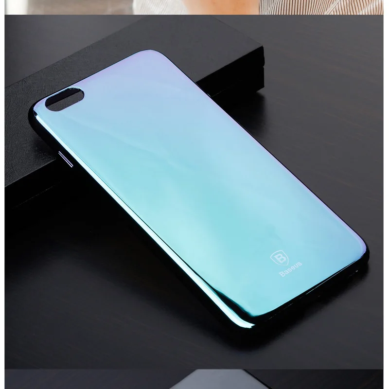 Baseus Luxury Glaze Cases For Apple iPhone 6s 6 Case 360 Full Protection Cover Case For iPhone 7 8 6 Plus Phone Cases (13)