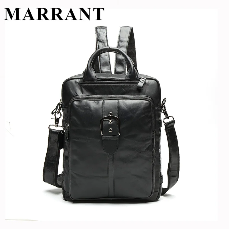 

2017 Special Offer Limited No Kpop Marrant Men Backpacks Genuine Leather Man Travel Bag Backpack Male Casual Small Men's 8863