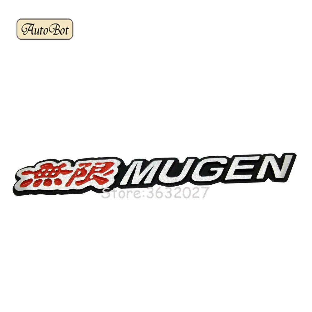 

Aluminum Mugen Car Sticker Emblem Chrome Logo Rear Badge For Honda Accord Civic CRV Fit HR-V Vezel Odyssey City Jazz Jade Stream