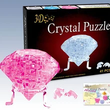 Candice guo пластиковая игрушка 3D Кристалл Головоломка Сборная модель алмаз DIY Ручная работа игра Рождественский подарок на день рождения ребенка 1 комплект