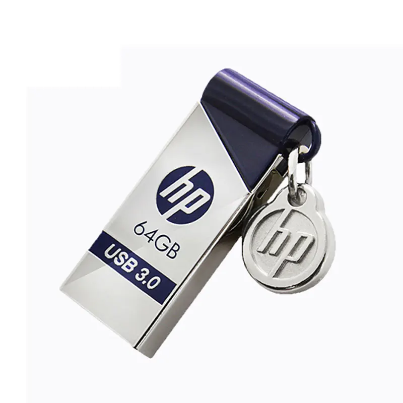 hp USB флеш-накопитель 32 ГБ металлическая классическая Карта памяти 64 Гб 16 Гб Компьютерная память брелок DIY DJ OTG TypeC Флешка 128 ГБ