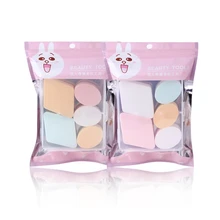 5 шт. набор для макияжа Гидрофильная основа Губка косметическая пудра слоеный комбинированный мягкий макияж слоеный влажный и сухой спонж для нанесения макияжа