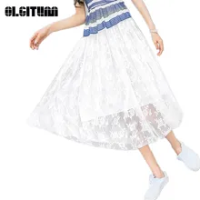 Новые летние юбки для женщин Модный дизайн весенние юбки бутон шелковая пряжа плиссированная юбка дикая тонкая юбка для леди 3 цвета SK145