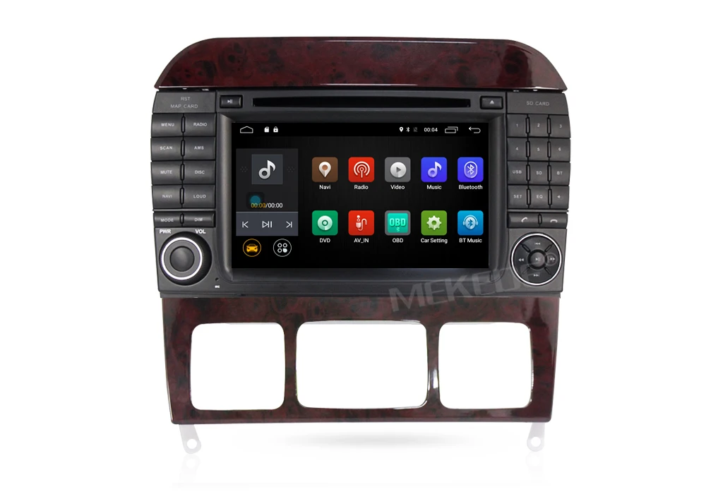Discount Android 7.1   Car DVD Player For Mercedes/Benz/S320/S350/S400/S500/W220/W215/C Class S Class 2G RAM 4G WIFI Radio GPS+8g map 12