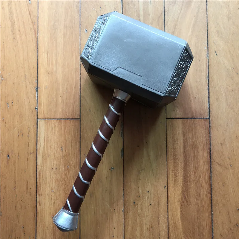 

44cm Thor's Hammer 1:1 Weapons Model Thor Axe Storming Hammer Movie Role Playing Toy PU Material