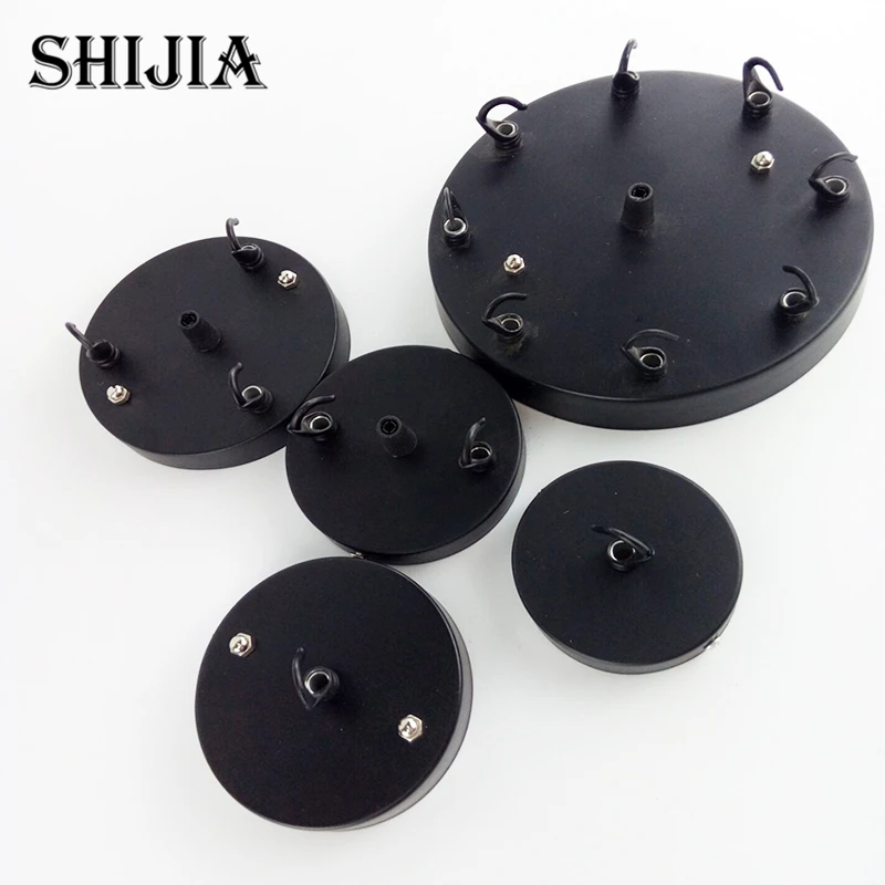 

Diameter 8/10/12/15/18cm Pendant Light Plate lustres de teto Lighting Accessories For Rope
