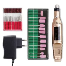 Электрическая машинка для маникюра, Профессиональная пилочка для ногтей, керамическая фреза для маникюра, вращающаяся фреза, чистый фрезерный карандаш, полировочное оборудование