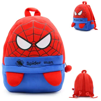 

Cute Super Heros cosplay Marvel knapsack Toys Amazing SpiderMan Backpack Superhero Travelling Schoolbag Toys Gift For Children