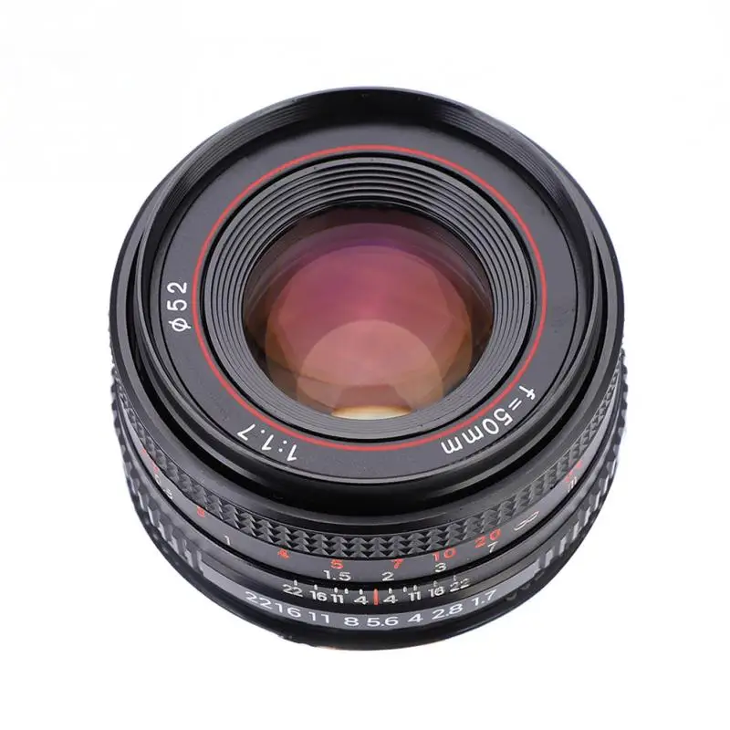 

50mm f1.7 Manual Focus Large Aperture Full Frame Portrait Manual Lens for Canon DSLR Camera Brand New