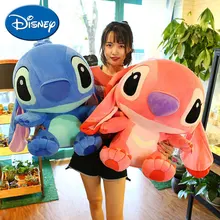 Disney Kawaii Stitch плюшевые куклы игрушки Lilo & см Stitch 35 см 45 см 55 см большие размеры Stich плюшевые игрушки для детей подарок на день рождения