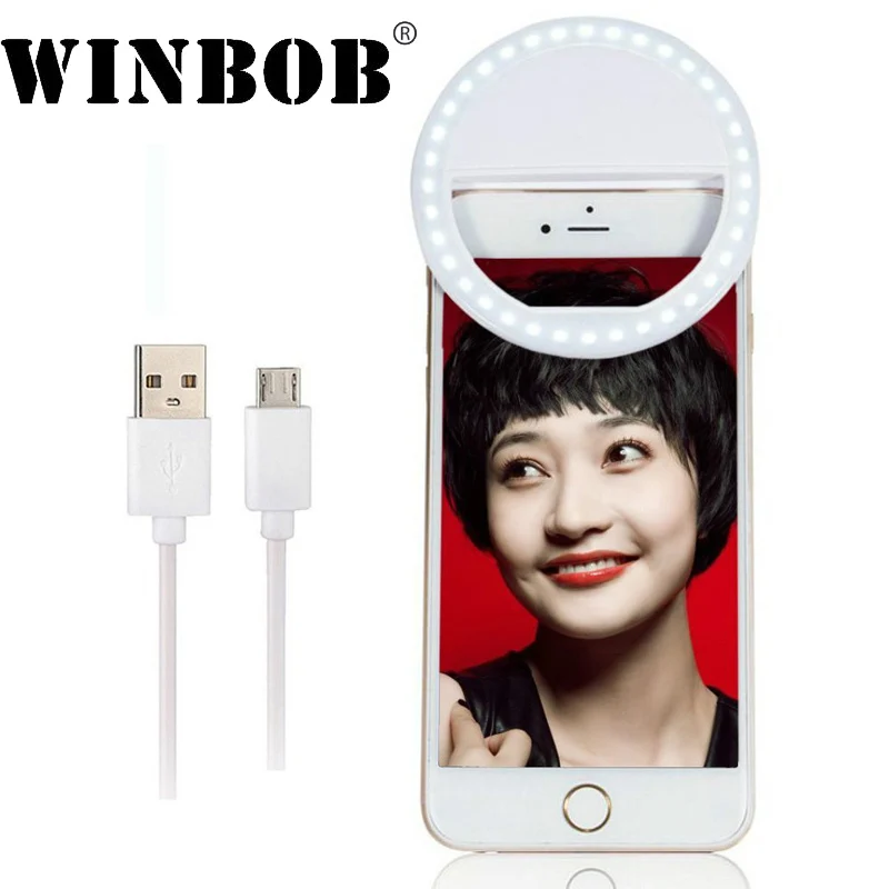 New Arrive USB Charge Selfie Portable Flash Led Camera Phone