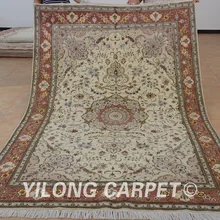 Yilong 6'x9' Восточная Новая Зеландия шерстяной ковер изысканный ручной работы шерстяные ковры Индия(1404