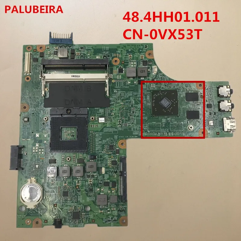 

PALUBEIRA high quality For DELL Inspiron N5010 Motherboard with VGA chips 48.4HH01.011 CN-0VX53T 0VX53T Tested Work perfect