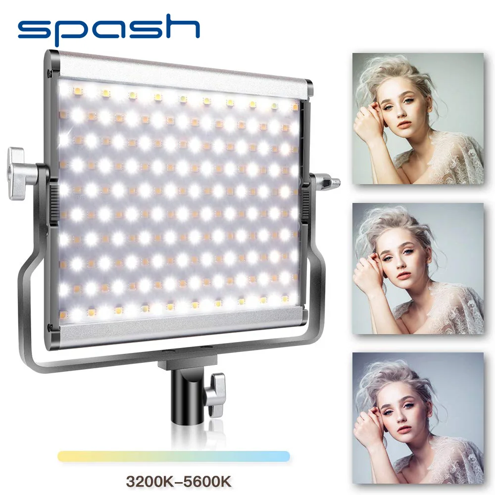 spash L4500 Portable LED Video Light Bi-color Photography Lighting Photo Lamp Light Panel CRI 95 fo