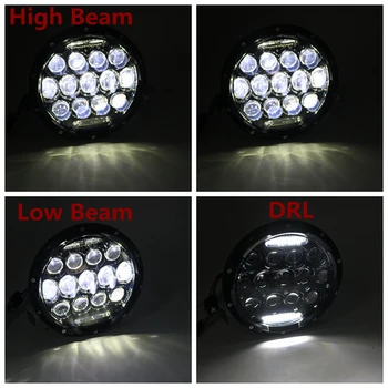 

Marlaa 75w 7Inch Round LED Headlight 7" Projector Headlamp For Jeep Wrangler Hummer lada niva 4x4 Truck Suzuki Samurai