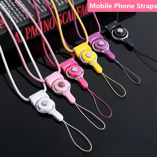 Universal Multi Color Neck Hand Cell Phone Straps Keychain Charm Cord