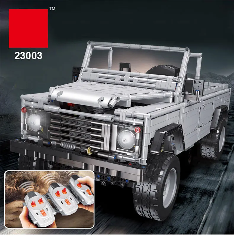 

Lepin 23003 New Technic series MOC Remote-Control Wild off-road vehicles model Building Blocks Bricks 3643Pcs toy