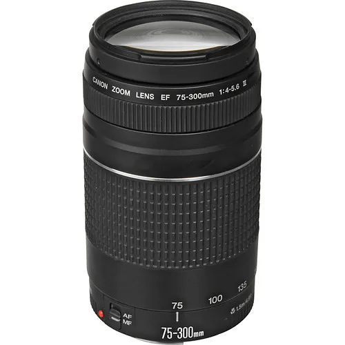 Canon camera lens EF 75 300mm F/4 5.6 III Telephoto Lenses for Canon