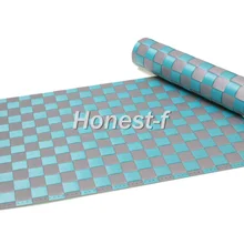 Синий и Серый цвет термостойкие столовых приборов, кросс-переплетения pp Коврики на стол для столовой, Кухня