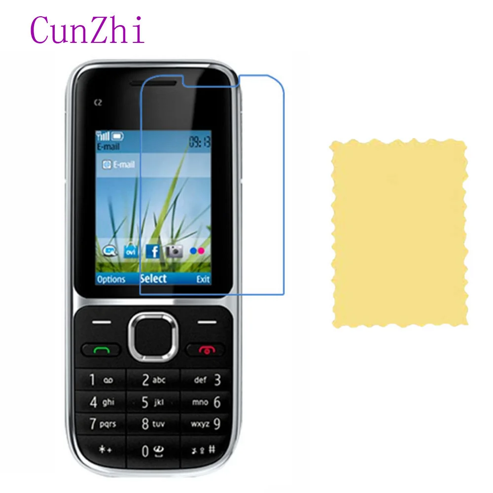 3PCS HD Ultra Slim Protective Film For Nokia C2 01 Special LCD Screen  Protector Film For