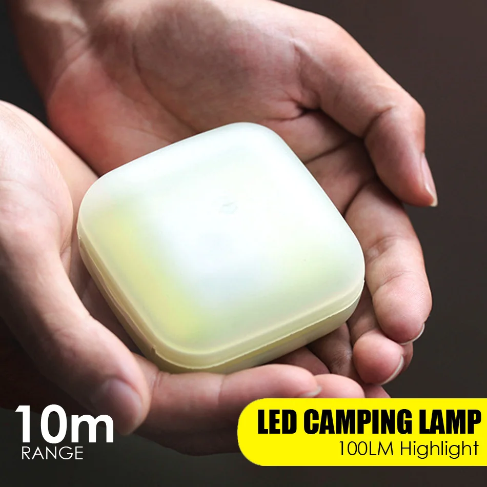 

Outdoor Camping Lamp EDC 100LM 1W LED Light Portable Mini Tool Safe Survival Bushcraft Tools Hiking Accessories Equipment