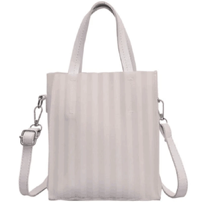 

Korean Version Of The Sweet Smell Fresh Transparent Jelly Handbag Simple Wild Little Fairy Messenger Bag White