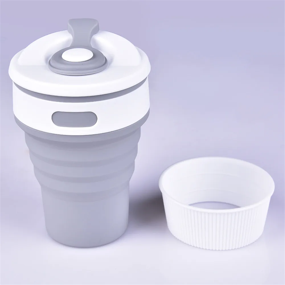 Collapsible Silicone Outdoor Tableware Portable Camping Cup Retractable Drinking Water Cup Travel Camping