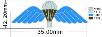 

Customs Parachute Wings badge(300pcs/lot)