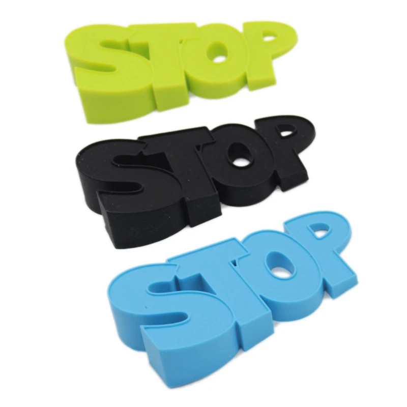 

Silicone Baby Safety Door Stop Lock Cartoon "STOP" Door Stopper Kids Door Guards Safe Protector Anti-pinch