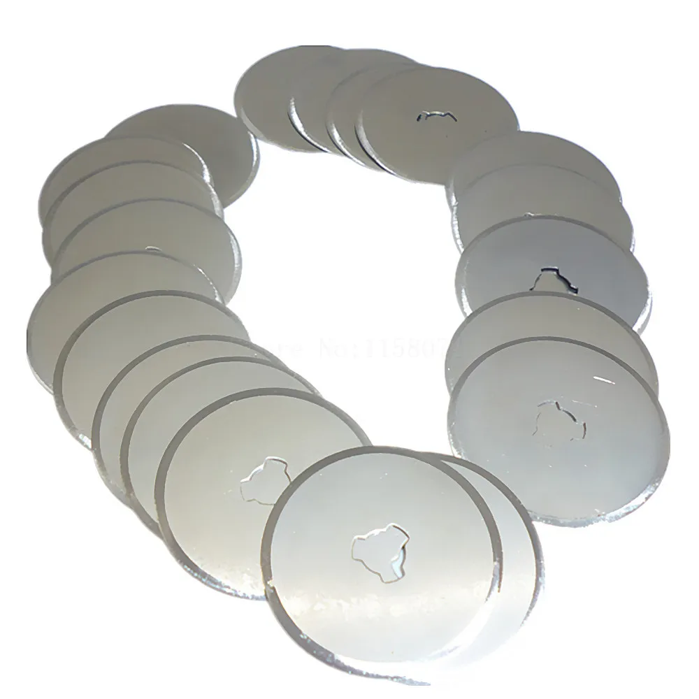 20pc 28mm Rotary Blade Cutters Fabric Paper Circular Cut Patchwork Leather Craft Rotary Cutter Refill Blade + 28mm Rotary Cutter