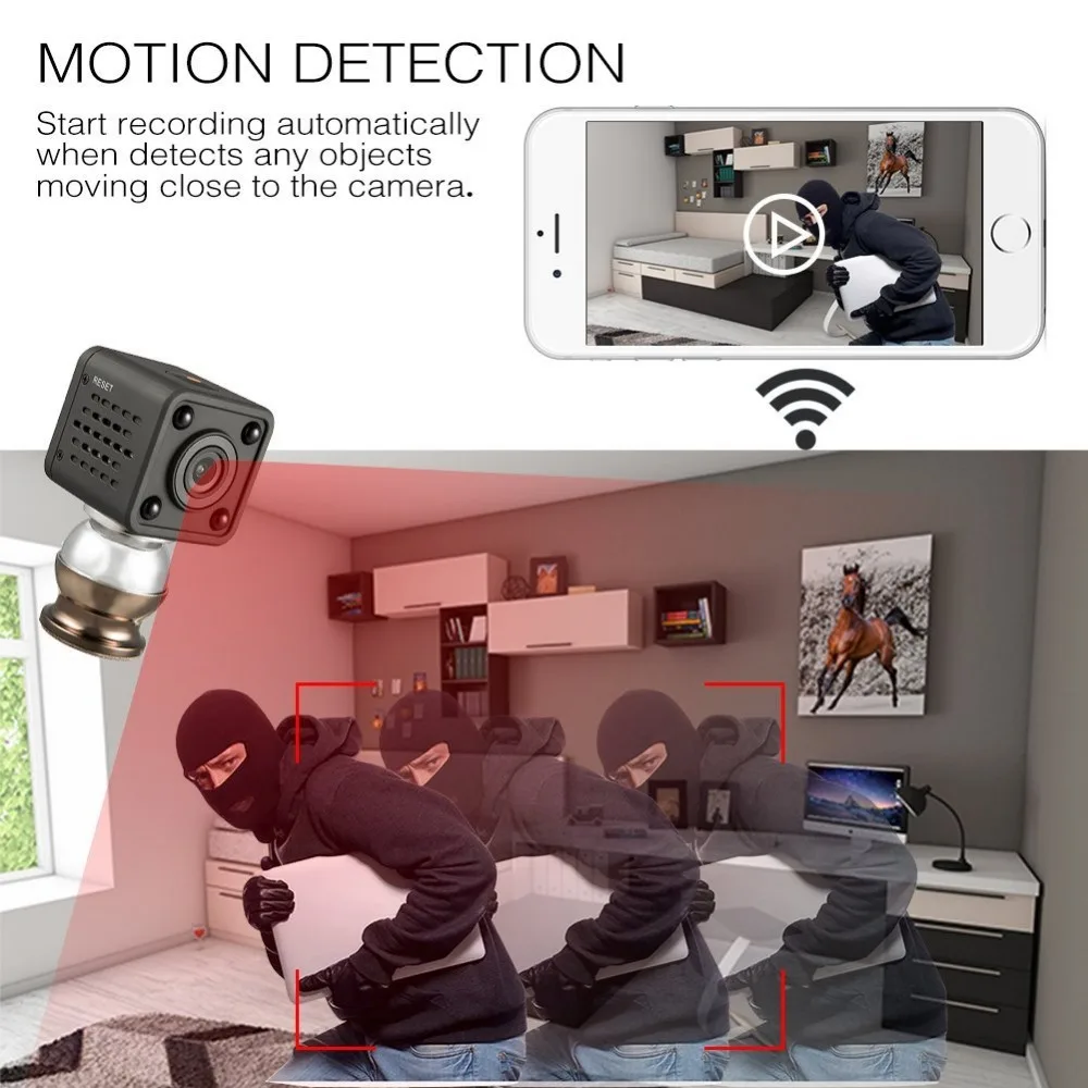 Мини Wi Fi камера 1080 P HD удаленного воспроизведения видео небольшой micro cam
