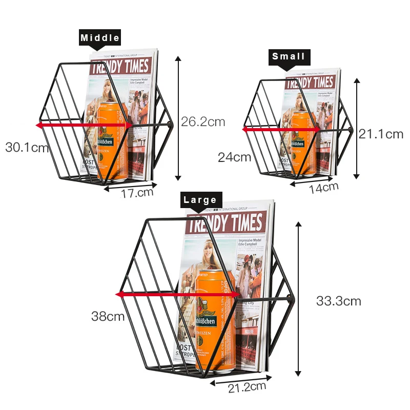 شنقا ملف حامل المنظم مسدس جدار جبل صحيفة و حامل المجلات رف