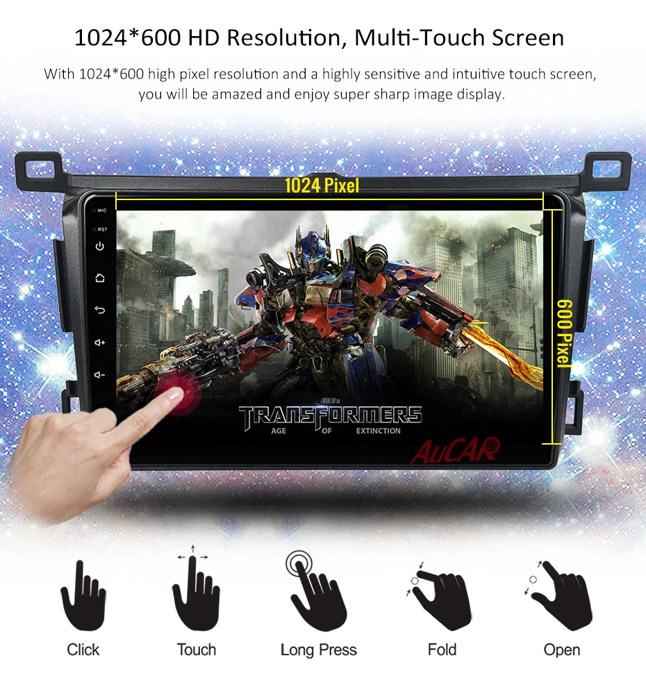 Sale 9" 2 Din 1 Din Android 8.1 Car Radio for Toyota RAV4 2013 2014 2015 2016 2017 2018 2019 Stereo Video GPS Multimedia 8