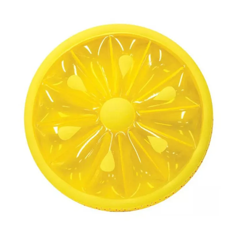 

Inflatable Watermelon Lemon Cream Rainbow Float Mattress Pool Fun Toys Floating Row Air Bed Non-toxic design Enjoy the water A7