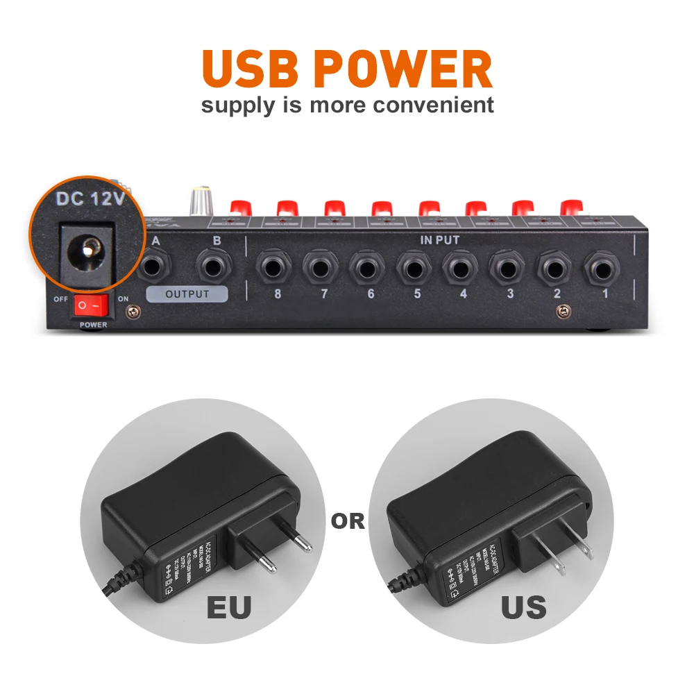 Портативный мини микшер 8 каналов один/4 канала стерео USB аудио консольный