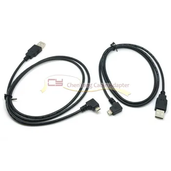 

2pcs USB 2.0 Male to Micro USB Left & Right Angled 90 Degree Cable 1m for Cell Phone Tablet