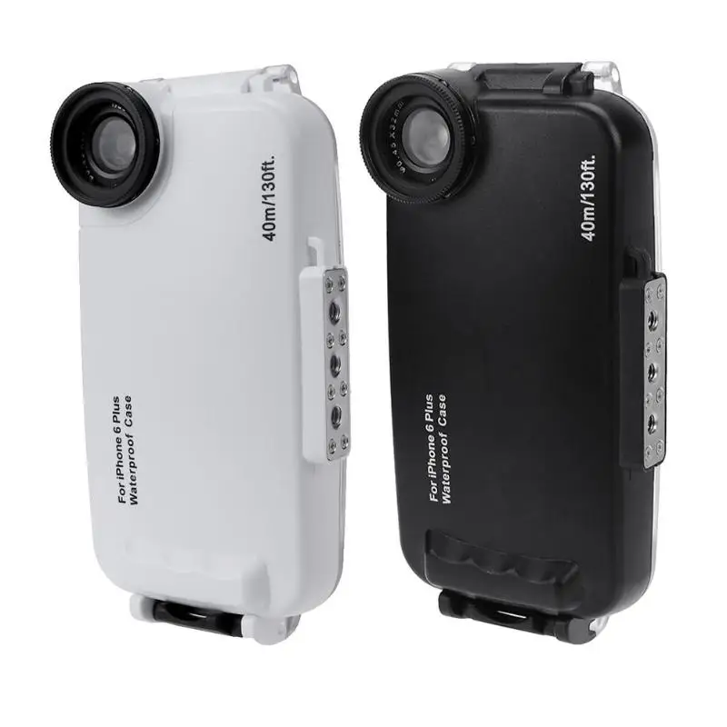 

ALLOET 40m/130ft Underwater Waterproof Case For iPhone 6 6S Plus Outdoor Diving Explosion-proof Lens Housing For iPhone 6Plus