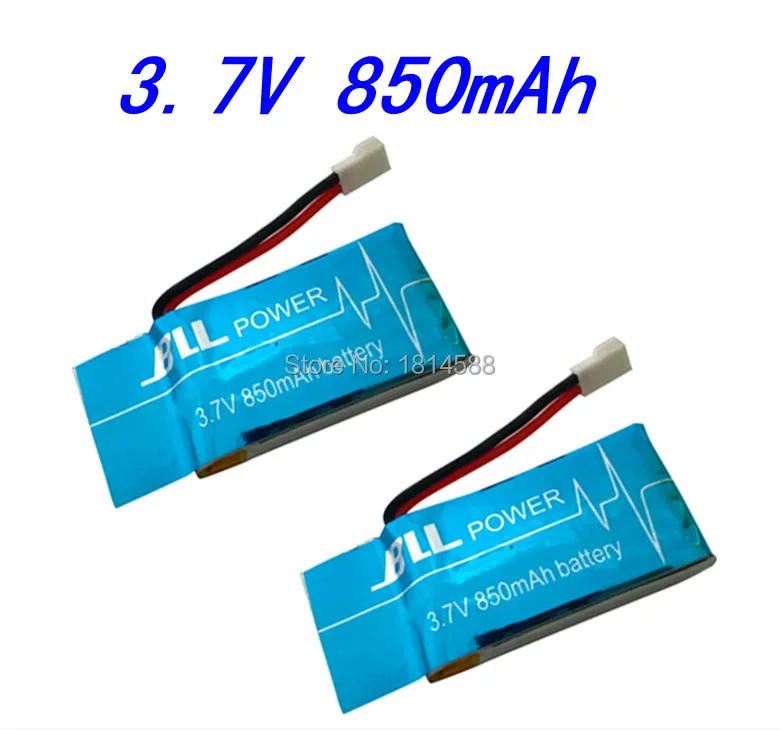 2Pcs Syma X5Sc X5Sc-1 X5Sw X5Sc-1 3.7V 850Mah Batteria Di Aggiornamento Per Syma Rc Quadcopter Wltoys V931
