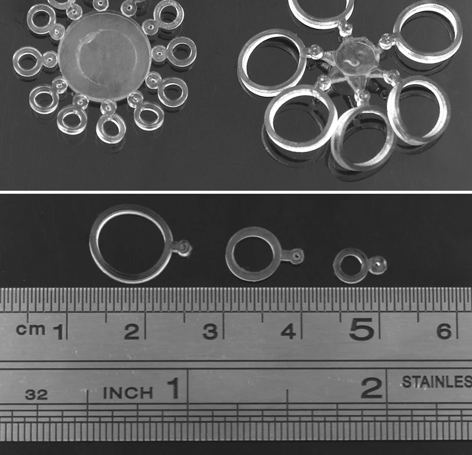 Kit Bait Bander Per Pesca - 2 Attrezzi Con 200 Anelli Per Esche, Per Pellet E Vermi - Foto 8