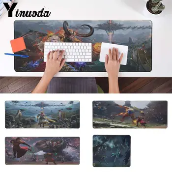 

Yinuoda Custom Skin Skyforge game Gaming Player desk laptop Rubber Mouse Mat Keyboards Pad Rubber Anime mousepad Desk Mat