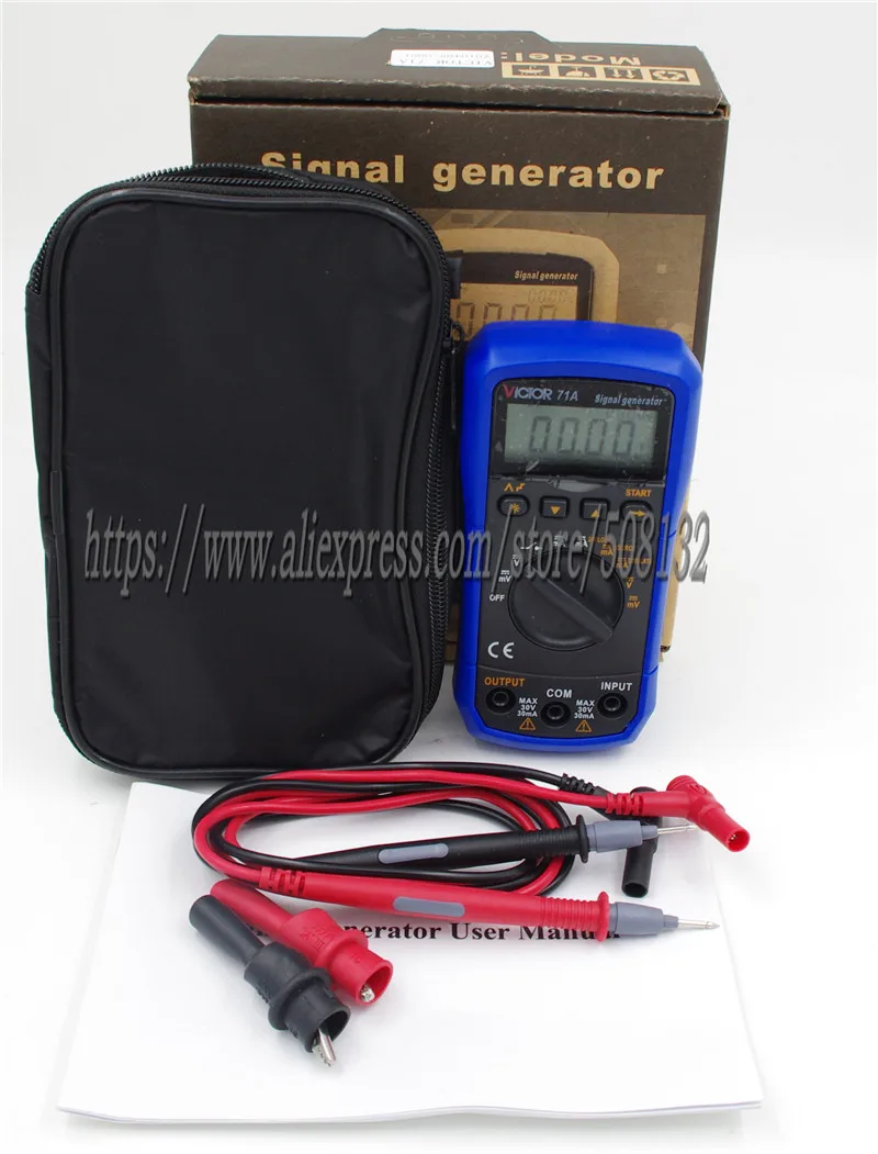

TH-71A Handheld Signal Generator Source Simulator Meter,DC Voltage Current,24V Loop,V/mA Step Output