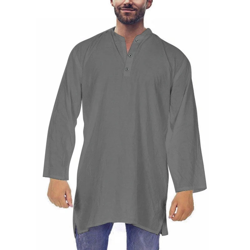Брендовые мужские рубашки, халат с длинным рукавом, костюмы, Свободные мешковатые, пакистанские, исламские, индийские, разные цвета, 5XL, базовая мужская одежда