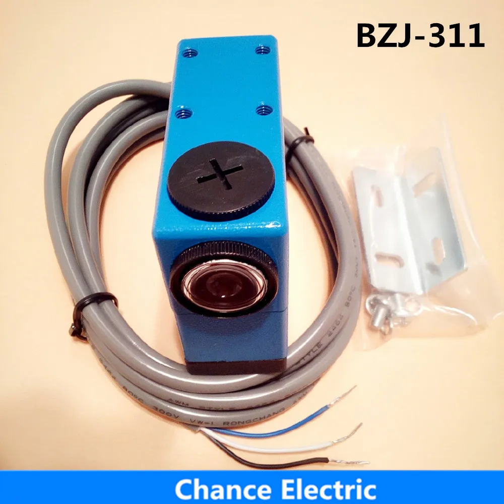 celula interruptor cor marca sensores fotoeletrico bzj 311 02
