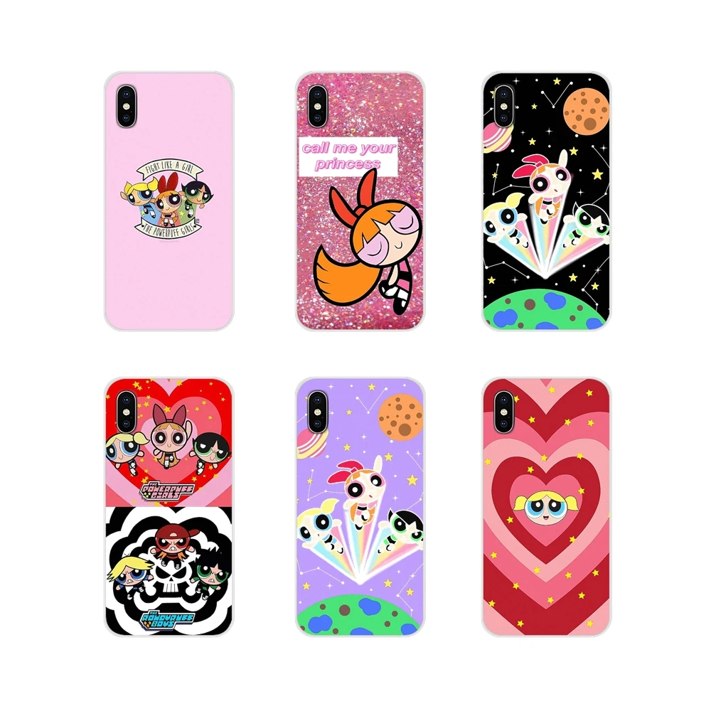 

For Motorola Moto X4 E4 E5 G5 G5S G6 Z Z2 Z3 G G2 G3 C Play Plus lovely Powerpuff Girls Accessories Phone Shell Covers