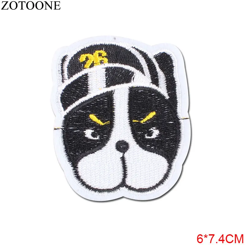 ZOTOONE мультфильм много стилей вышитые утюгом патчи для одежды розы буквы наклейки