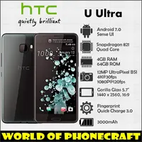 card nano HTC U Ultra 4GB RAM 64GB ROM Quad Core Snapdragon 821 12MP Camera NFC Nano SIM Rapid Charger 3.0 Single SIM card LTE smartphone (1)