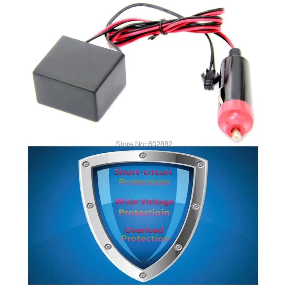 12V инвертор с тройной защитой для el провода ленты и панели | Обустройство дома