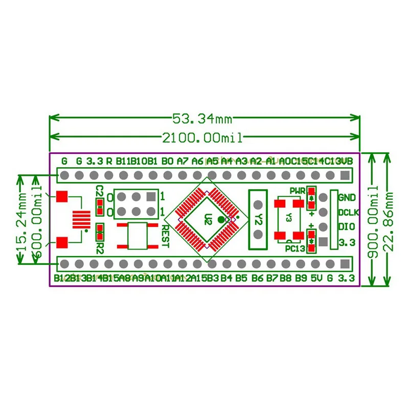 

STM32F103C8T6 Minimum System Development Board Module For STM32 ARM CR88