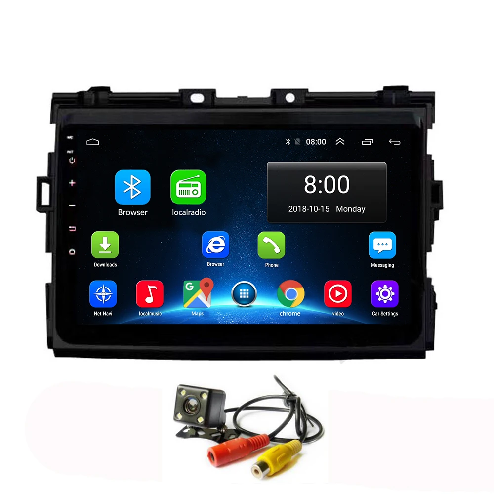 

Android 8.1 Car Radio GPS for Toyota Previa 2006-2012 Car Player Navigation Wifi BT Stero Audio GPS Multimedia Headunit MAP